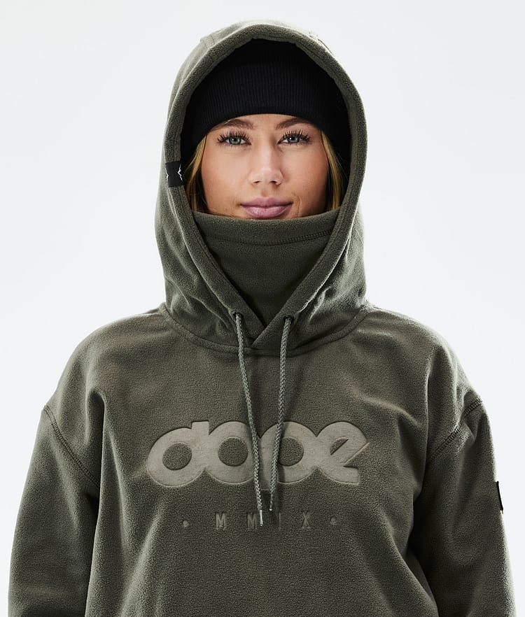Dope Cozy II W 21 Fleecegenser Dame Olive Green, Image 6 of 6