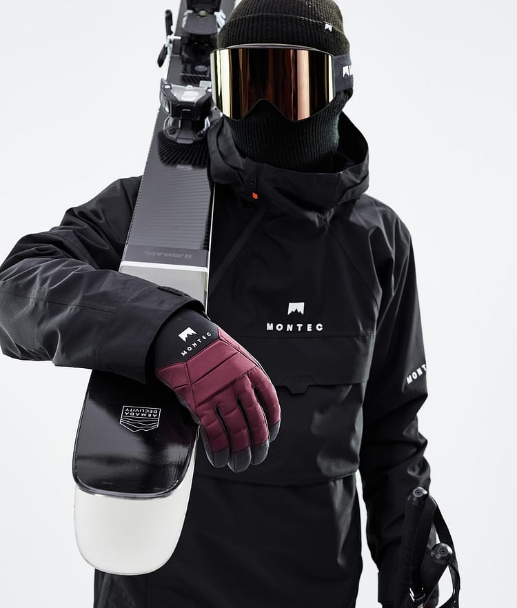 Montec Kilo 21 Skihansker Burgundy, Image 5 of 6