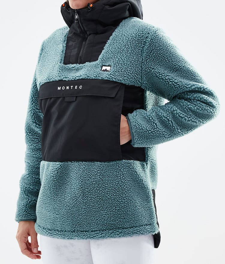 Montec Lima W 21 Fleecegenser Dame Atlantic/Black, Image 9 of 10