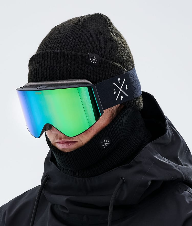 Dope Sight 21 Skibriller Black/Green Mirror, Image 2 of 6