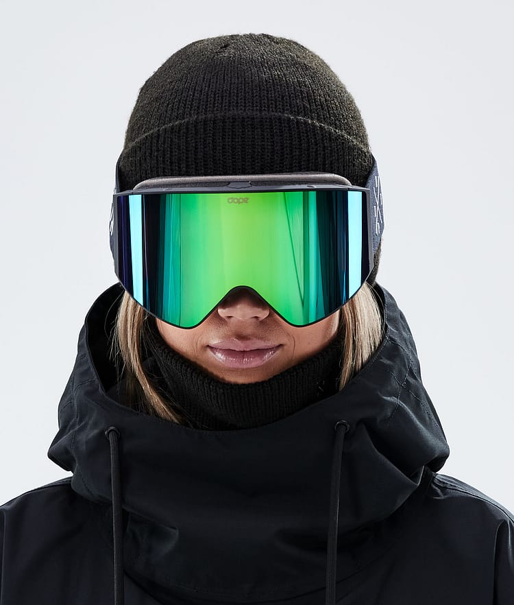 Dope Sight 21 Skibriller Black/Green Mirror, Image 3 of 6