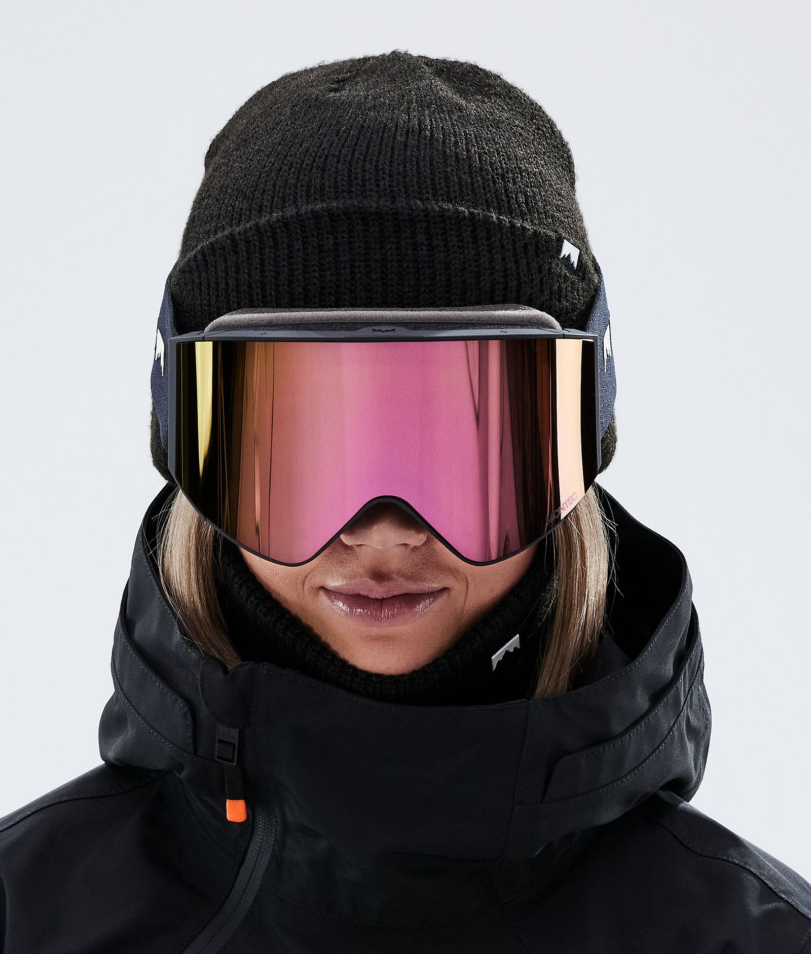 Montec Scope 2021 Skibriller Black/Rose Mirror, Bilde 3 av 6