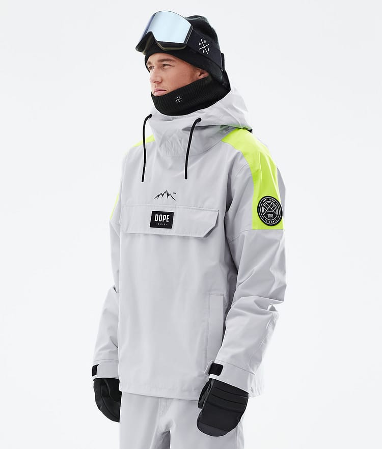 Dope Blizzard LE Skijakke Herre Limited Edition Stripe Light Grey, Bilde 1 av 10