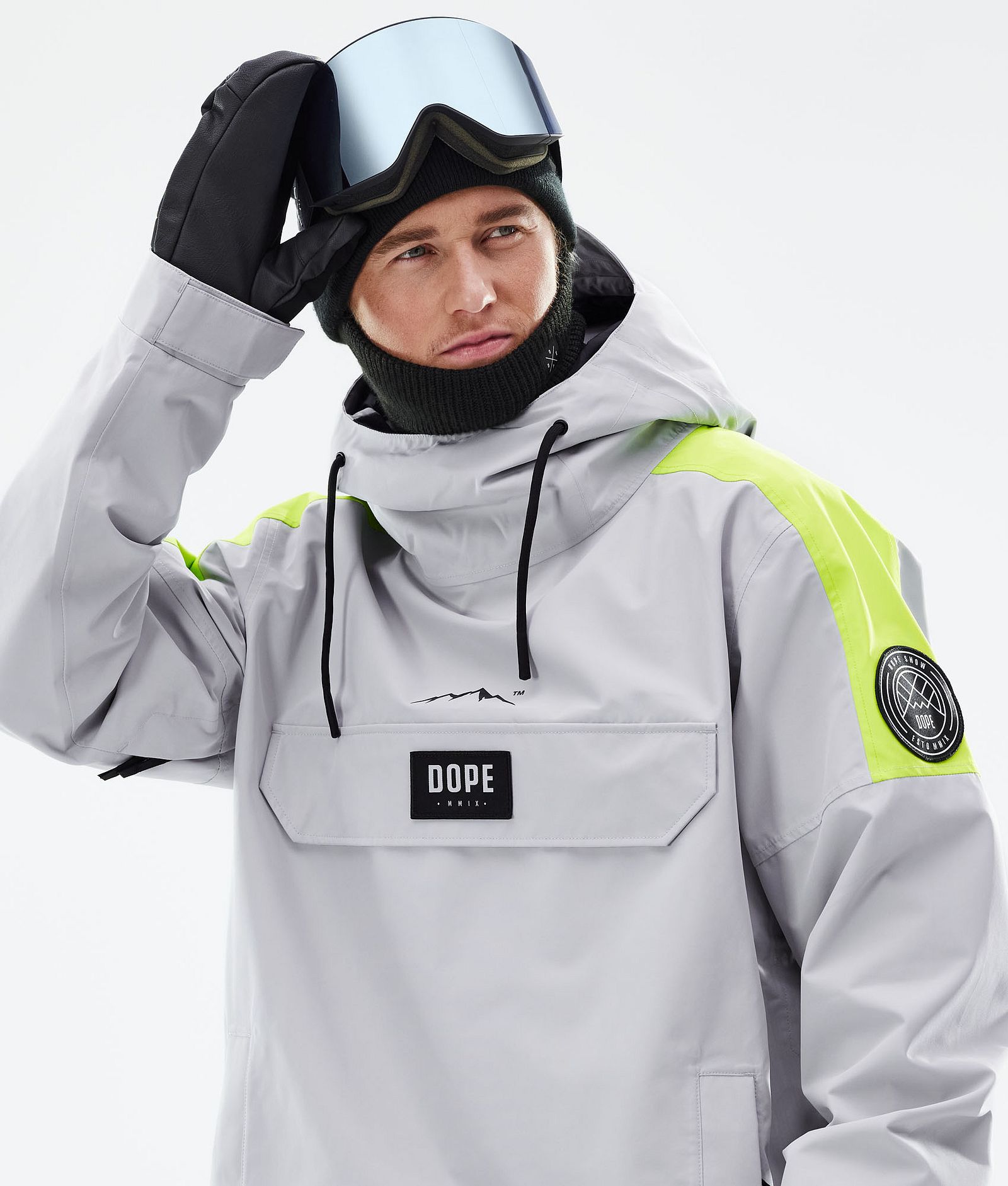 Dope Blizzard LE Skijakke Herre Limited Edition Stripe Light Grey, Bilde 2 av 10