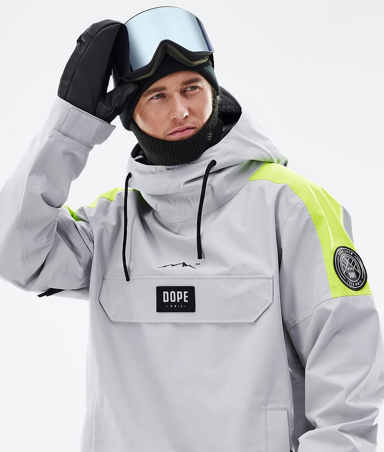 Dope Blizzard LE Skijakke Herre Limited Edition Stripe Light Grey, Bilde 2 av 10