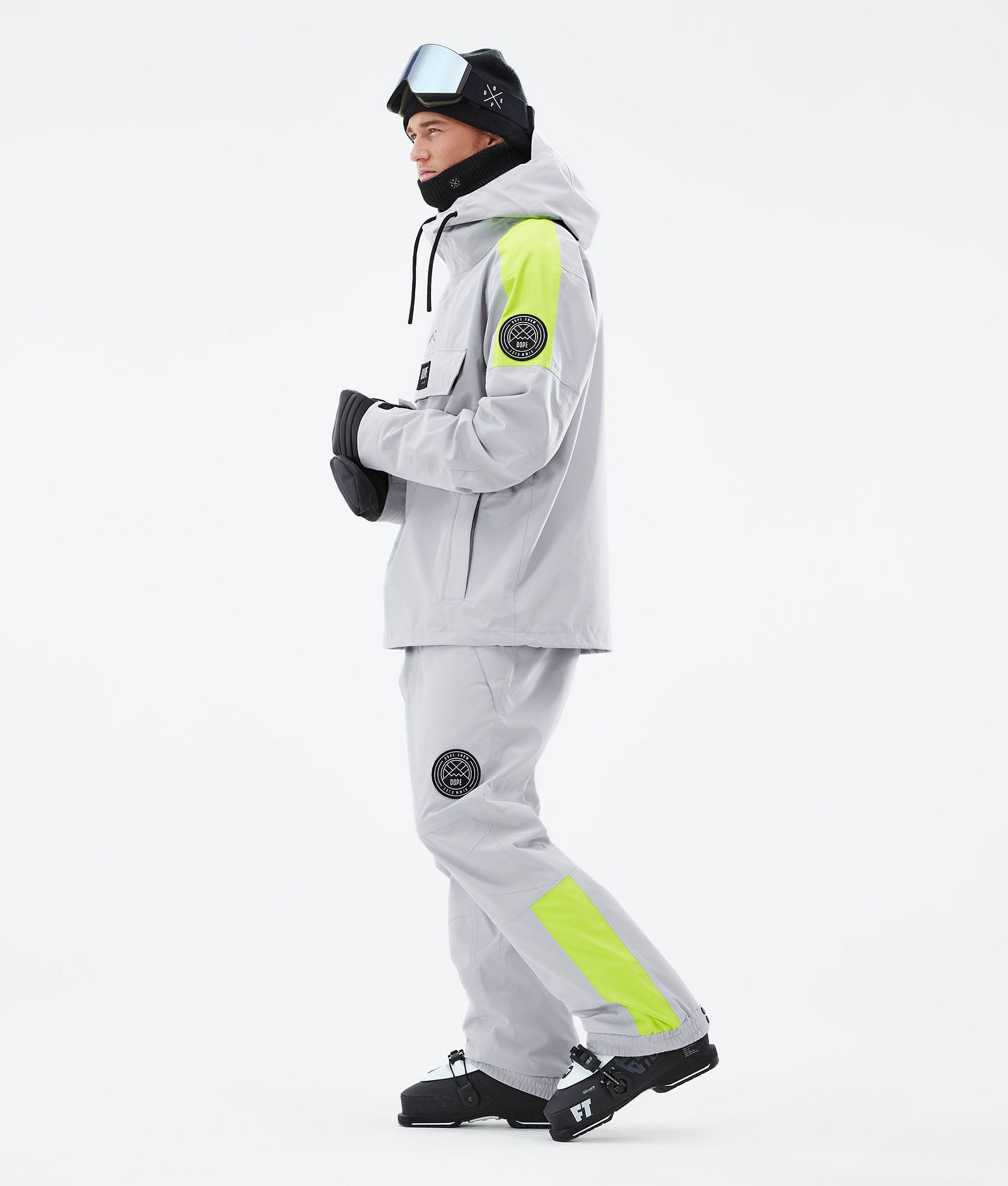 Dope Blizzard LE Skijakke Herre Limited Edition Stripe Light Grey, Bilde 5 av 10