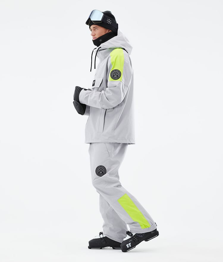 Dope Blizzard LE Skijakke Herre Limited Edition Stripe Light Grey, Bilde 5 av 10