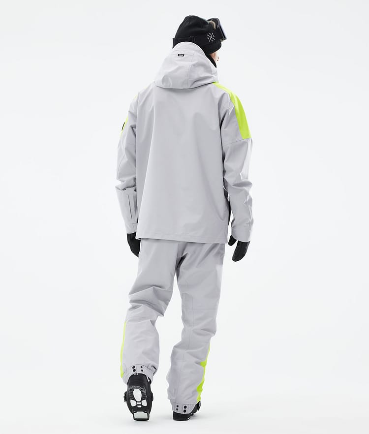 Dope Blizzard LE Skijakke Herre Limited Edition Stripe Light Grey, Bilde 6 av 10