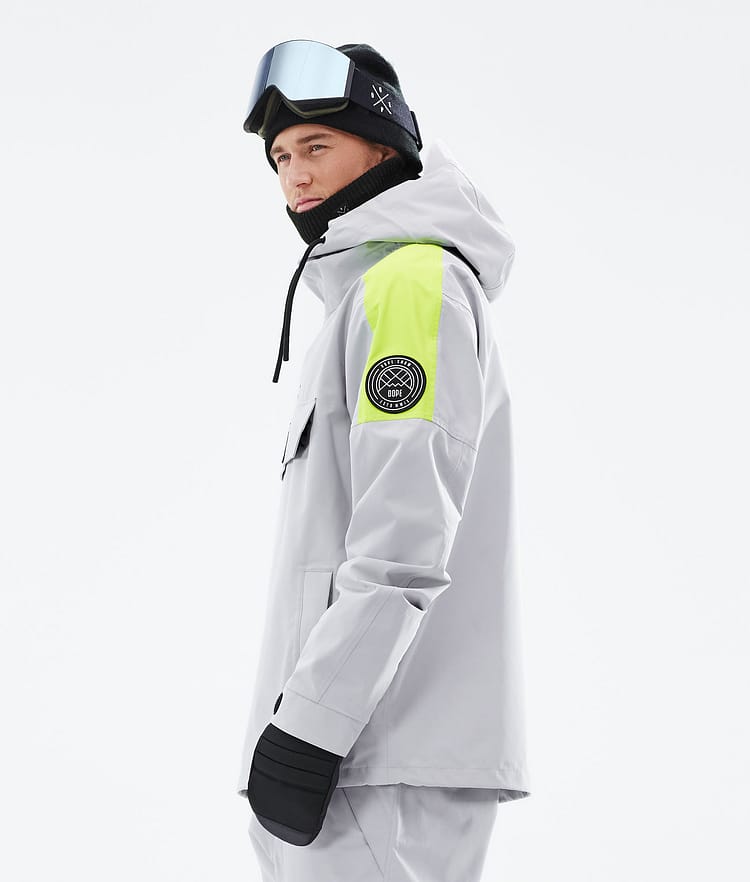 Dope Blizzard LE Skijakke Herre Limited Edition Stripe Light Grey, Bilde 7 av 10