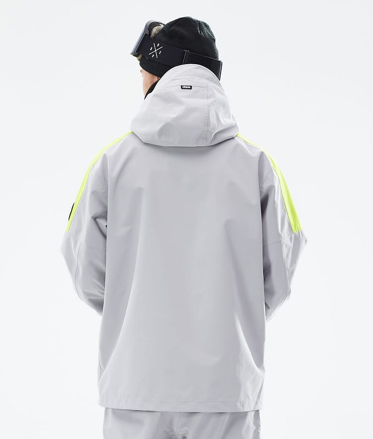 Dope Blizzard LE Skijakke Herre Limited Edition Stripe Light Grey, Bilde 8 av 10