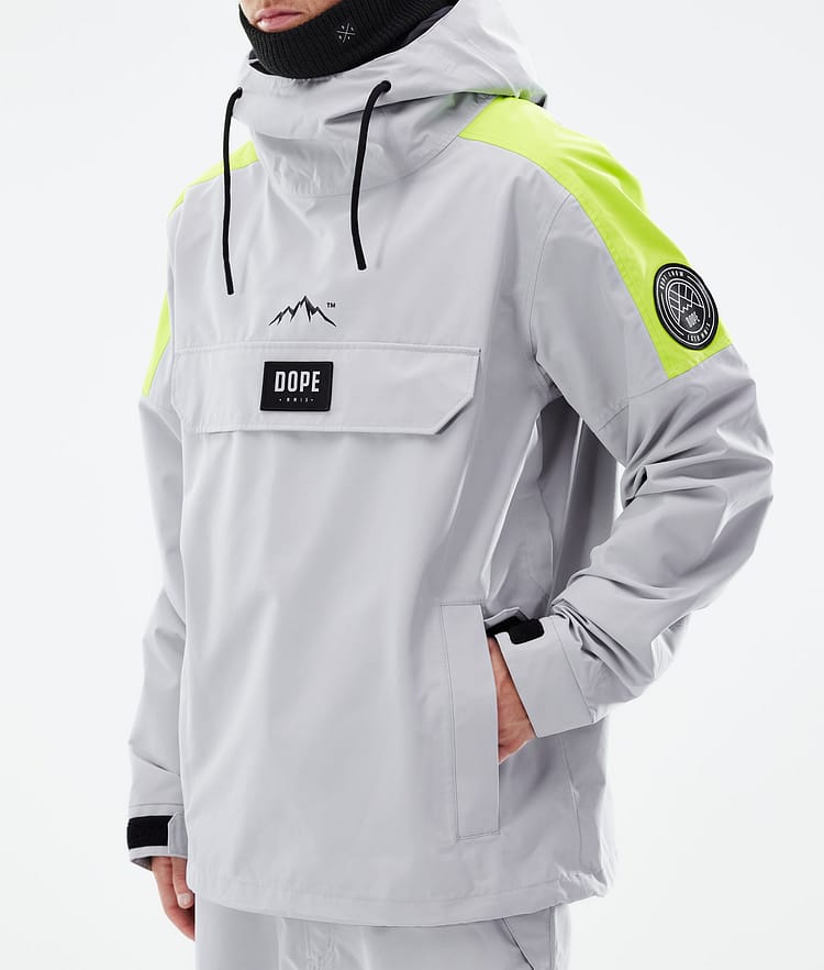 Dope Blizzard LE Skijakke Herre Limited Edition Stripe Light Grey, Bilde 9 av 10