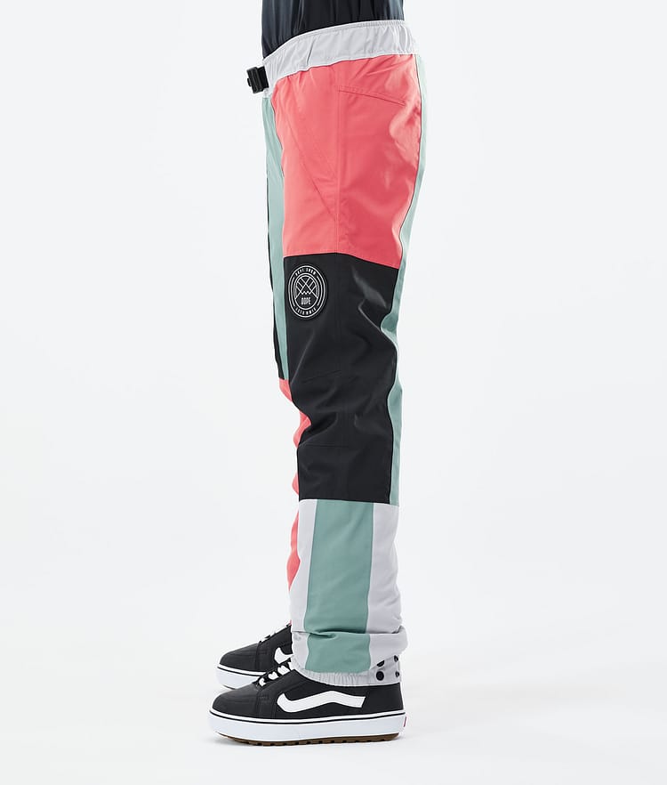 Dope Blizzard LE W Snowboardbukse Dame Limited Edition Patchwork Coral, Image 2 of 4