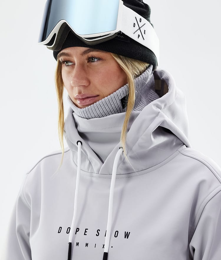Dope Yeti W 21 Snowboardjakke Dame Range Light Grey, Image 3 of 8