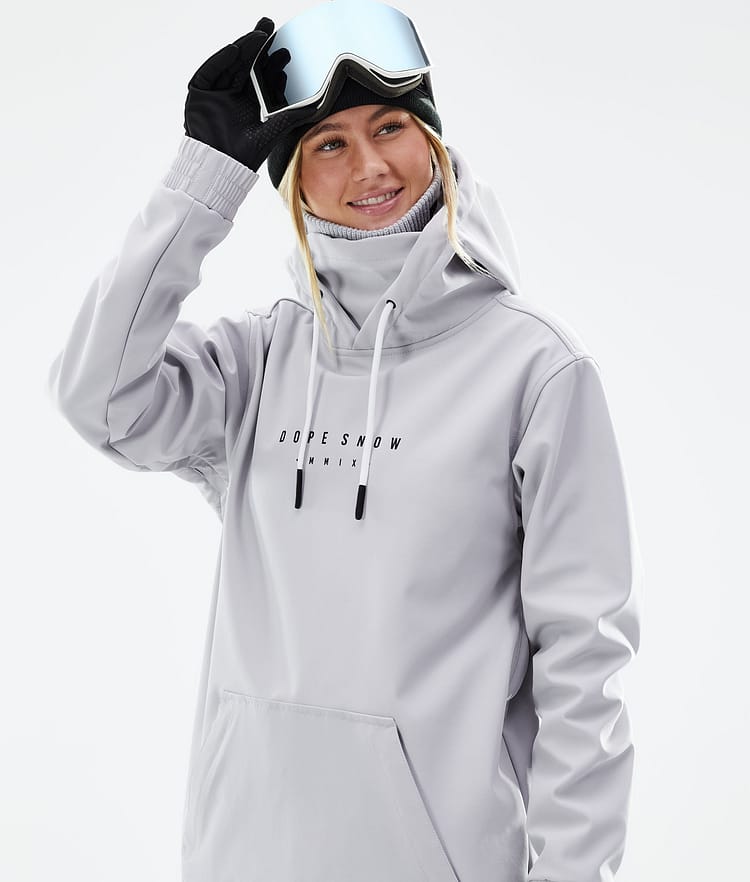 Dope Yeti W 21 Snowboardjakke Dame Range Light Grey, Image 4 of 8