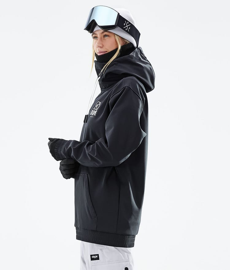 Dope Yeti W 21 Snowboardjakke Dame Rise Black, Image 7 of 8