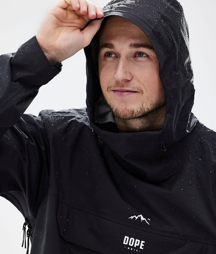 Dope Downpour Regnjakke Herre Black, Bilde 5 av 10