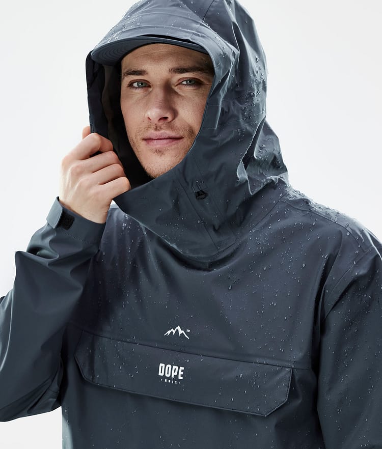 Dope Downpour Regnjakke Herre Metal Blue, Bilde 2 av 10