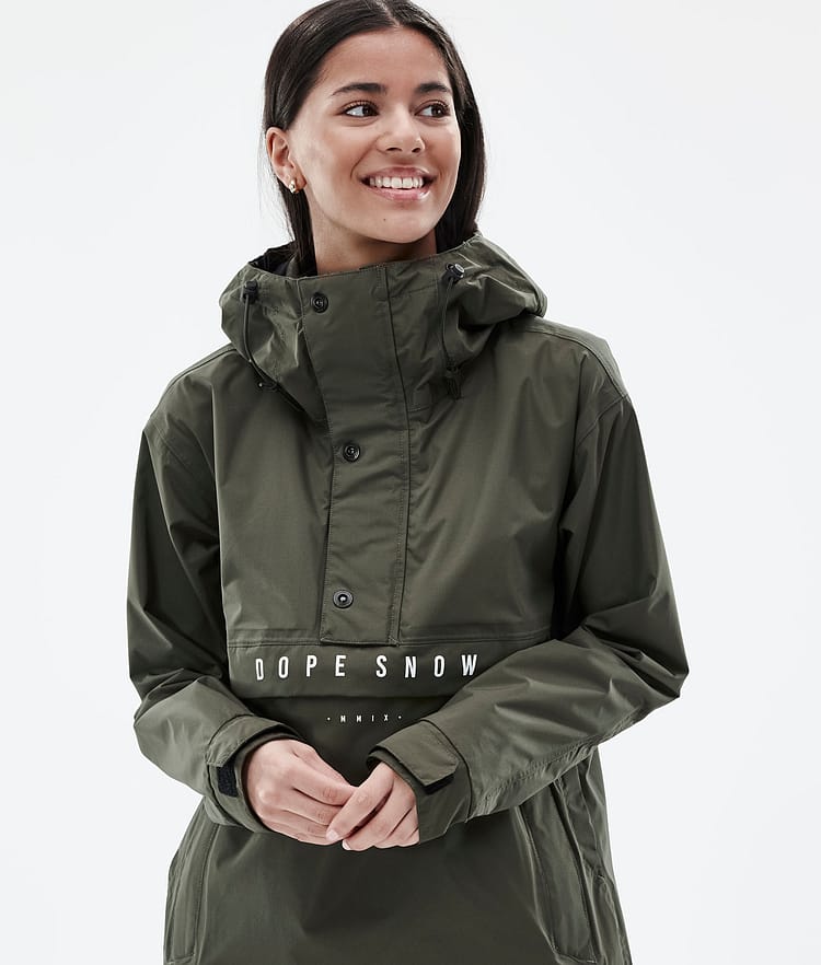 Dope Legacy Light W Turjakke Dame Olive Green, Bilde 2 av 9