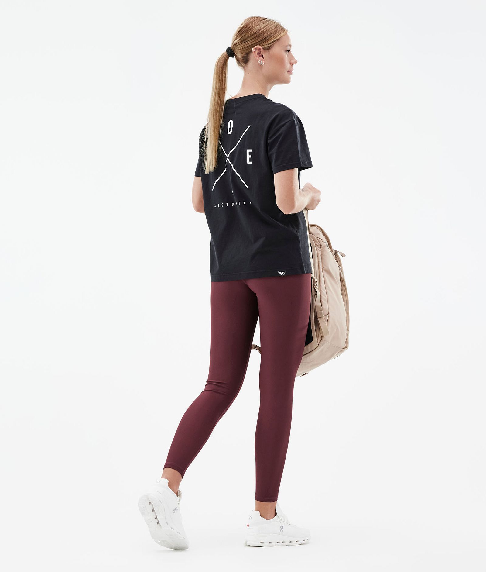 Dope Lofty Leggings Dame Burgundy, Bilde 4 av 7