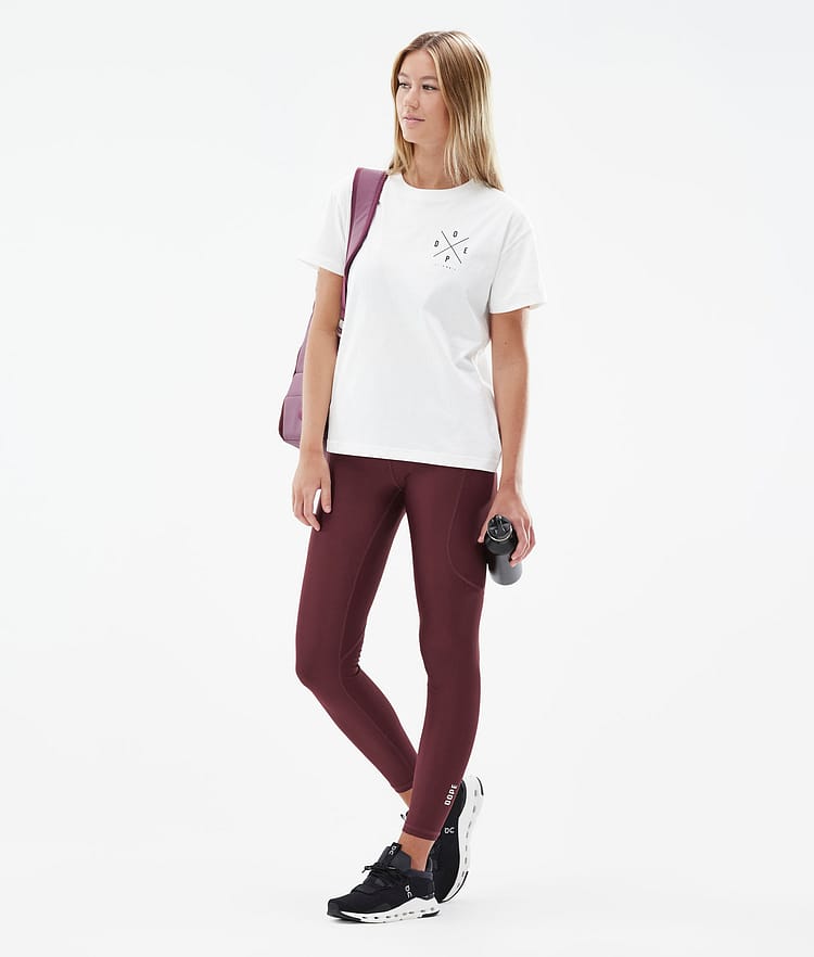 Dope Lofty Tech Leggings Dame Burgundy, Bilde 3 av 8
