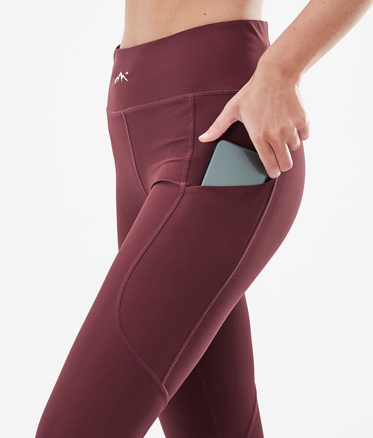 Dope Lofty Tech Leggings Dame Burgundy