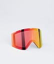 Montec Scope 21 Goggle Lens Ekstralinse Snow Herre Ruby Red Mirror