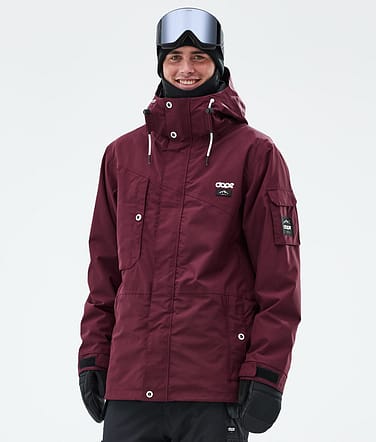 Dope Adept Snowboardjakke Herre Burgundy