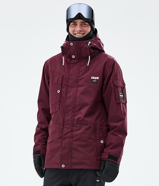Dope Adept Snowboardjakke Herre Burgundy