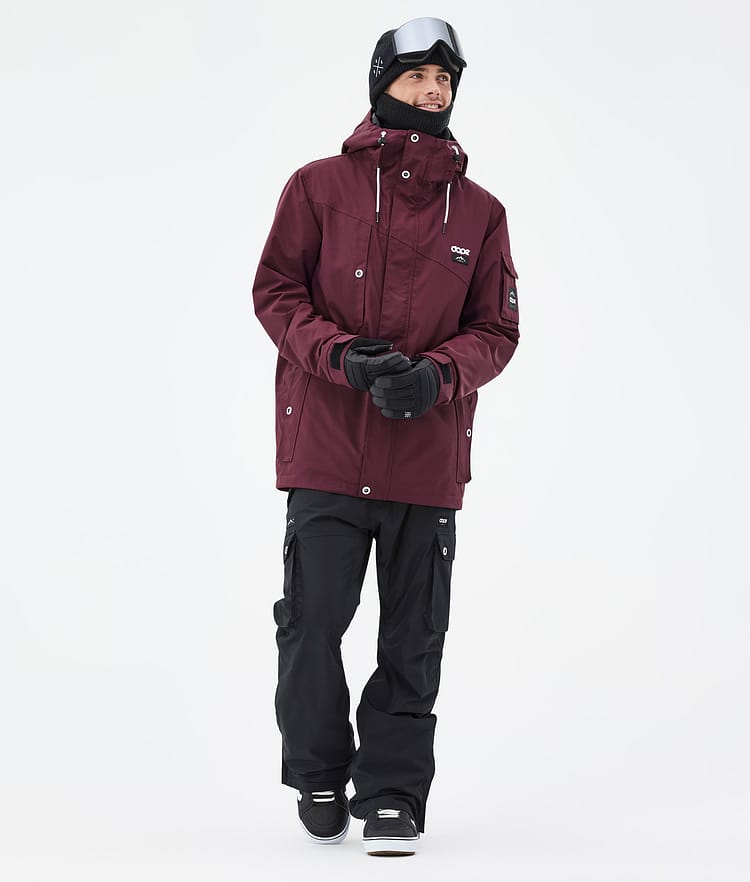 Dope Adept Snowboardjakke Herre Burgundy Renewed