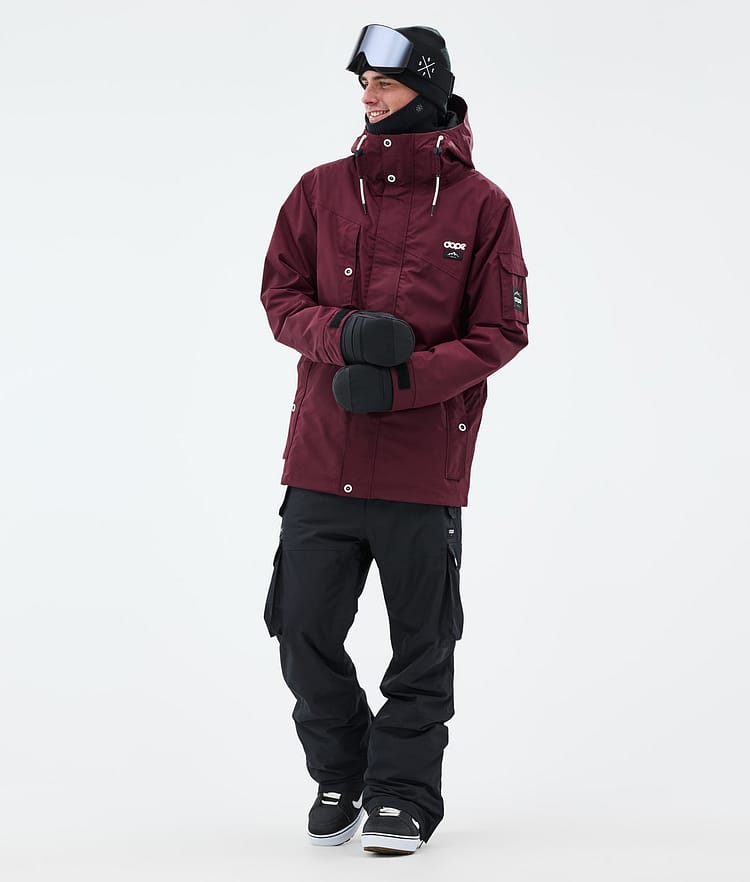 Dope Adept Snowboardjakke Herre Burgundy, Bilde 2 av 9