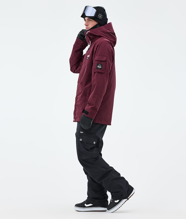 Dope Adept Snowboardjakke Herre Burgundy, Bilde 3 av 9