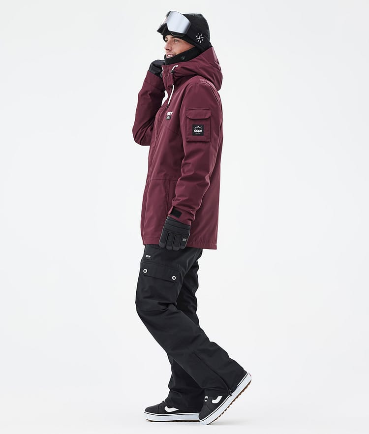 Dope Adept Snowboardjakke Herre Burgundy Renewed