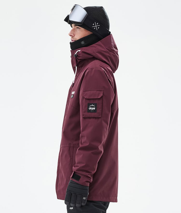 Dope Adept Snowboardjakke Herre Burgundy Renewed