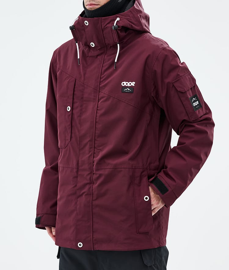 Dope Adept Snowboardjakke Herre Burgundy, Bilde 7 av 9