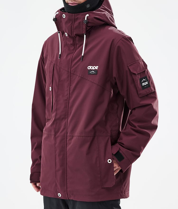 Dope Adept Snowboardjakke Herre Burgundy