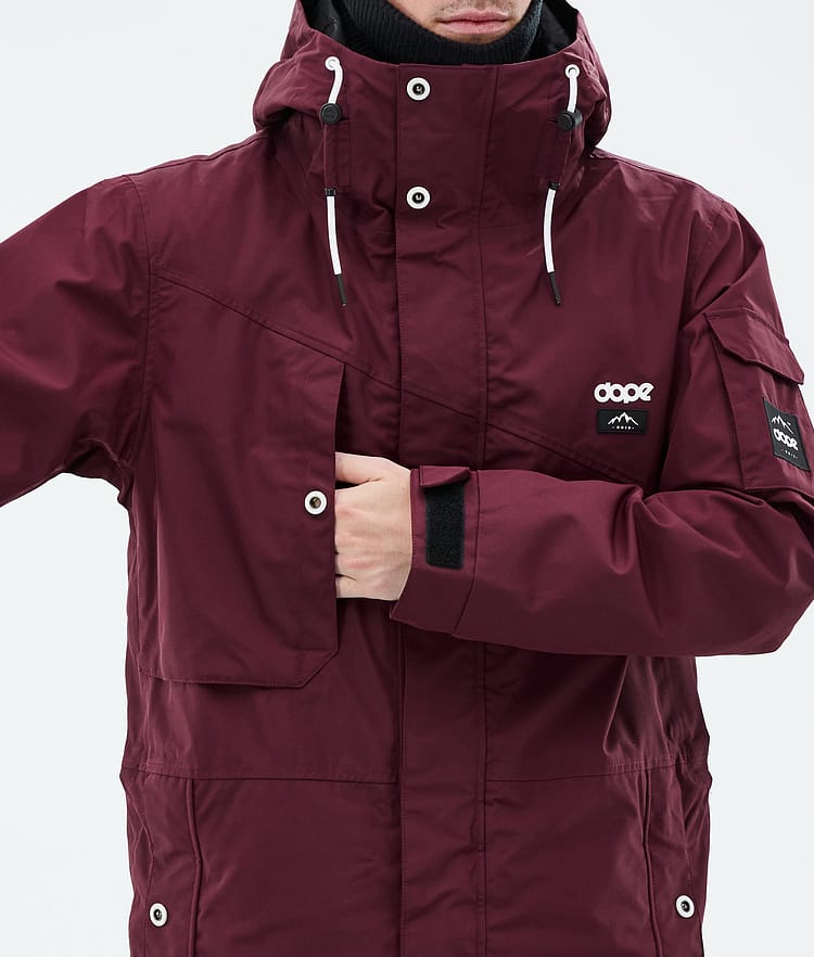 Dope Adept Snowboardjakke Herre Burgundy, Bilde 8 av 9
