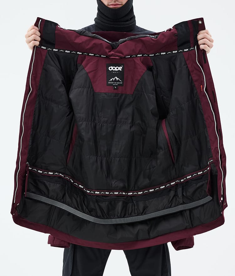 Dope Adept Skijakke Herre Burgundy, Bilde 10 av 10