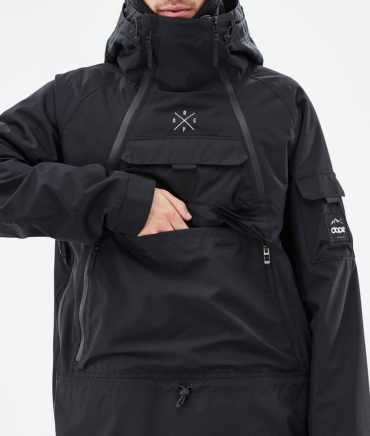 Dope Akin Snowboardjakke Herre Black