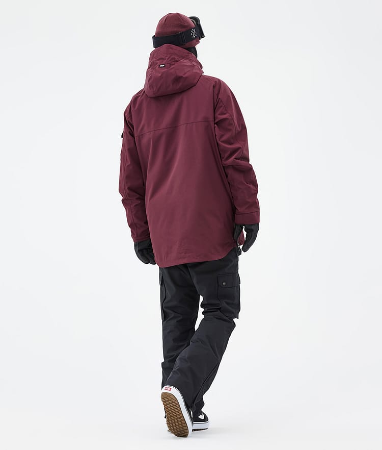 Dope Akin Snowboardjakke Herre Burgundy Renewed