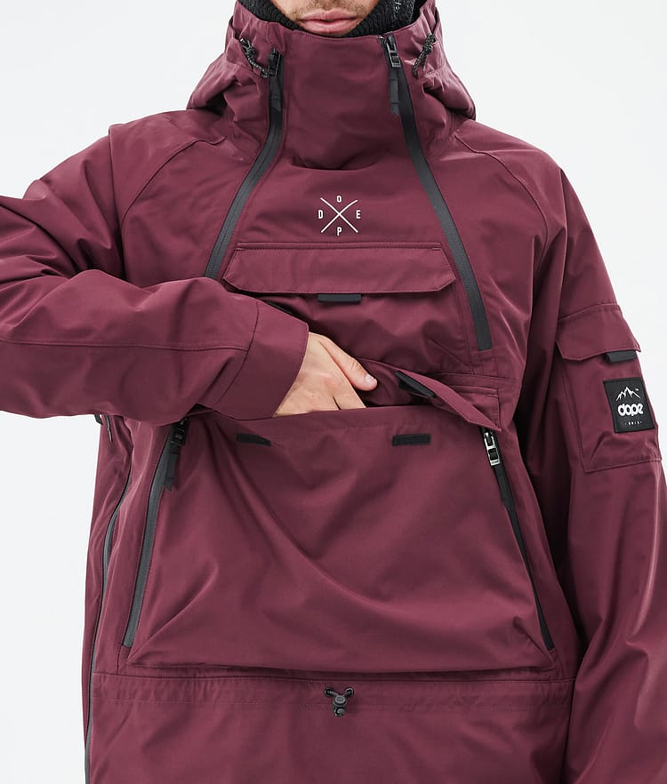 Dope Akin Skijakke Herre Burgundy, Bilde 9 av 9