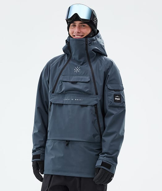 Dope Akin Snowboardjakke Herre Metal Blue