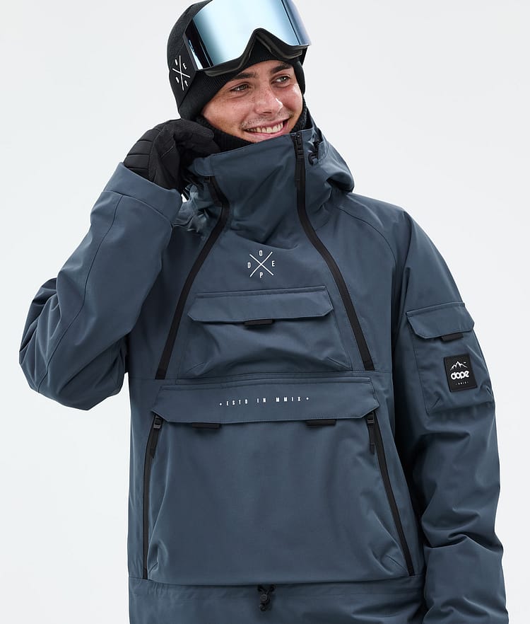 Dope Akin Snowboardjakke Herre Metal Blue, Bilde 2 av 10