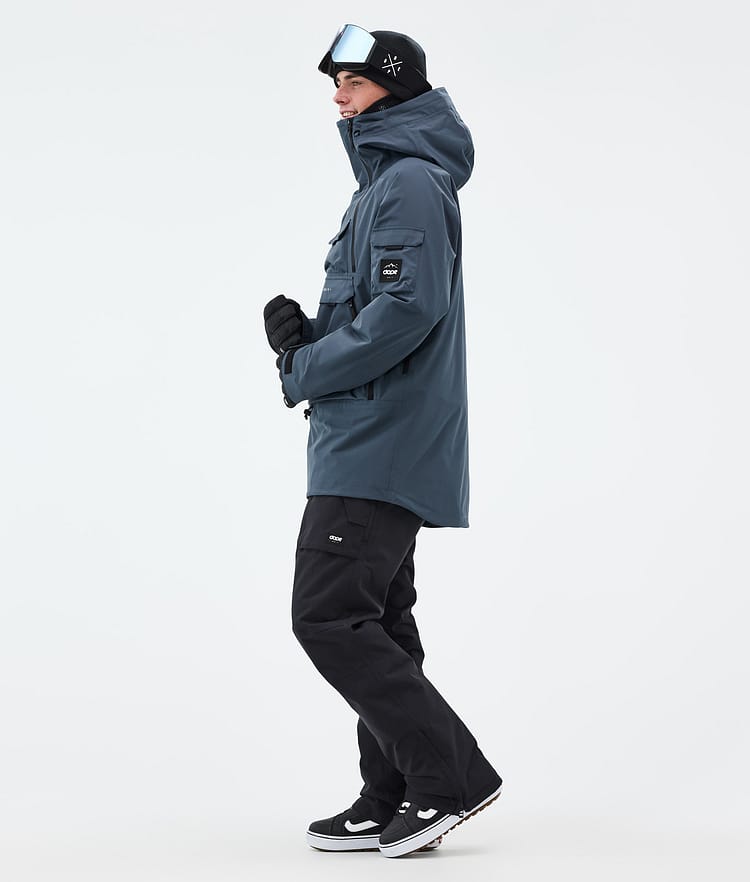 Dope Akin Snowboardjakke Herre Metal Blue, Bilde 4 av 10