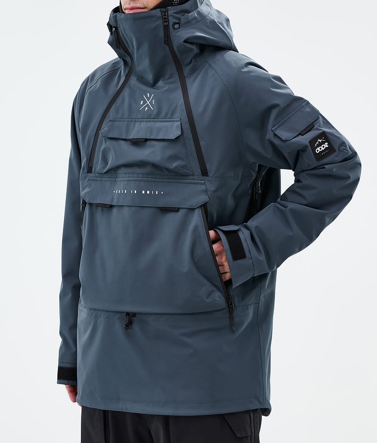 Dope Akin Snowboardjakke Herre Metal Blue, Bilde 8 av 10