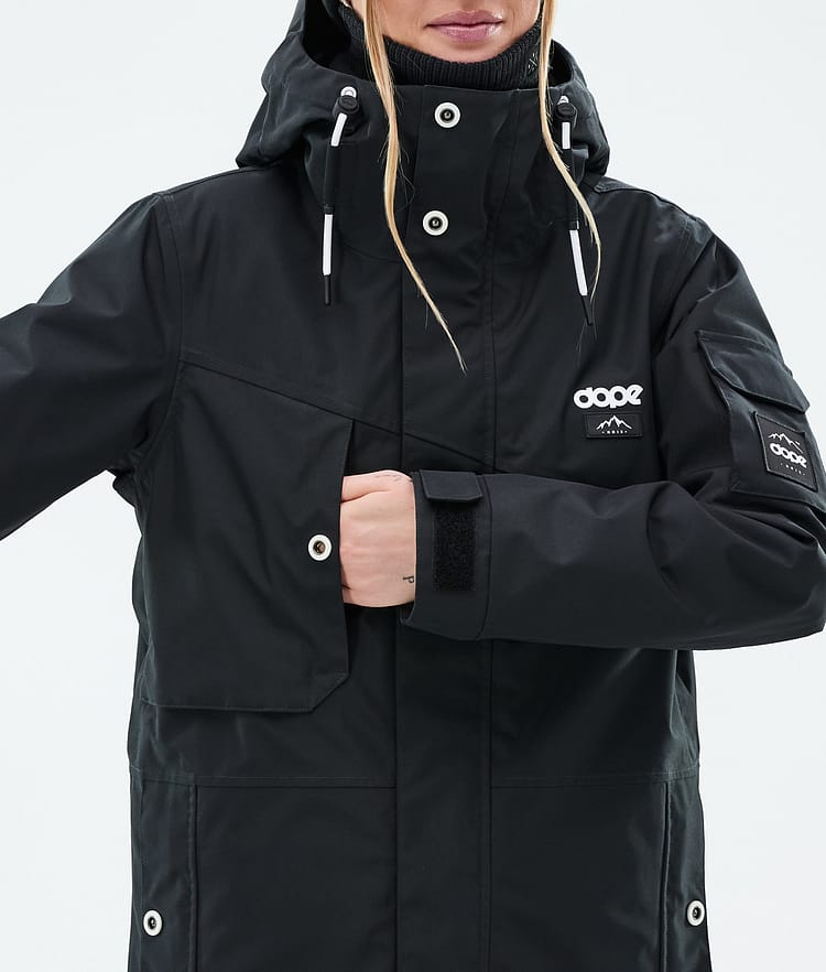 Dope Adept W Skijakke Dame Black, Bilde 8 av 8