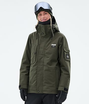 Dope Adept W Skijakke Olive Green