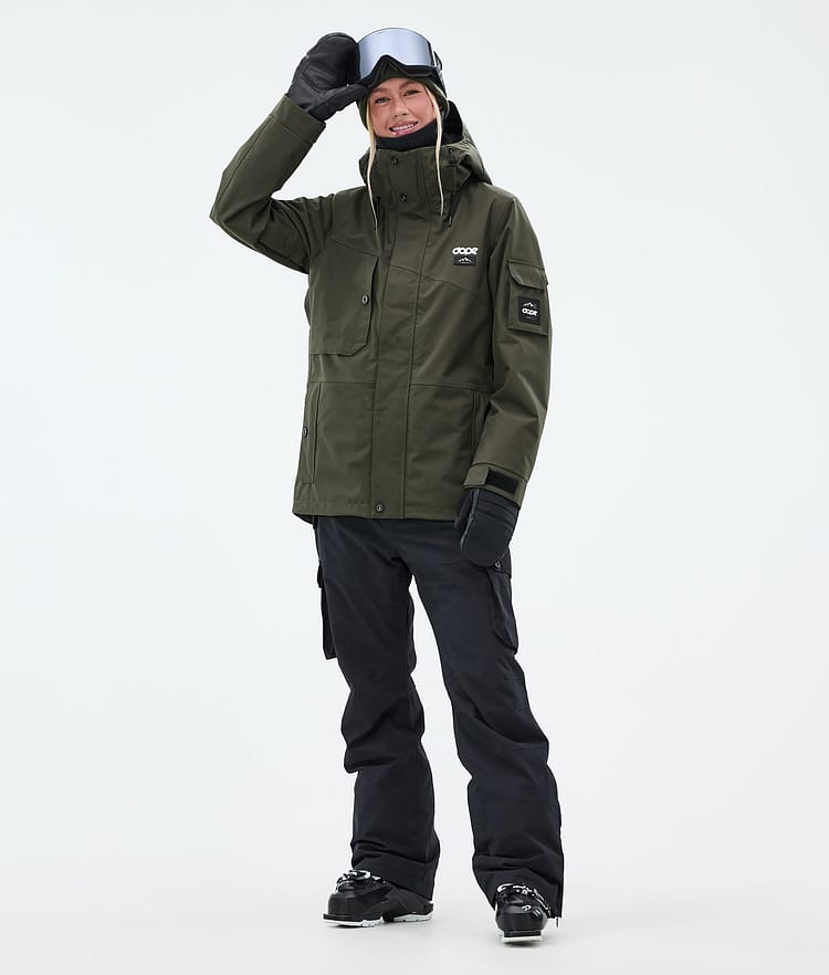 Dope Adept W Skijakke Dame Olive Green, Image 2 of 9