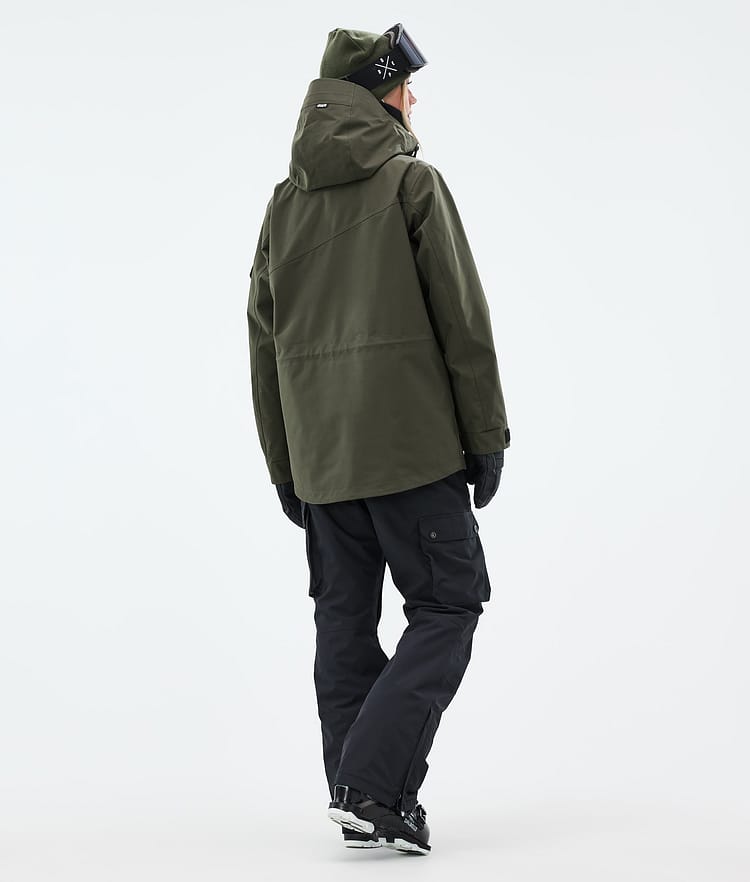 Dope Adept W Skijakke Dame Olive Green, Image 3 of 9