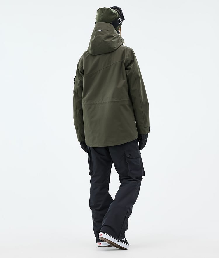 Dope Adept W Snowboardjakke Dame Olive Green, Image 3 of 9