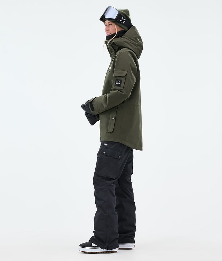 Dope Adept W Snowboardjakke Dame Olive Green, Bilde 3 av 9